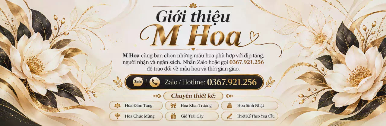 Ảnh bìa Shop hoa tươi Phường Tương Mai Hà Nội - Chăm chút món quà từ sắc hoa
